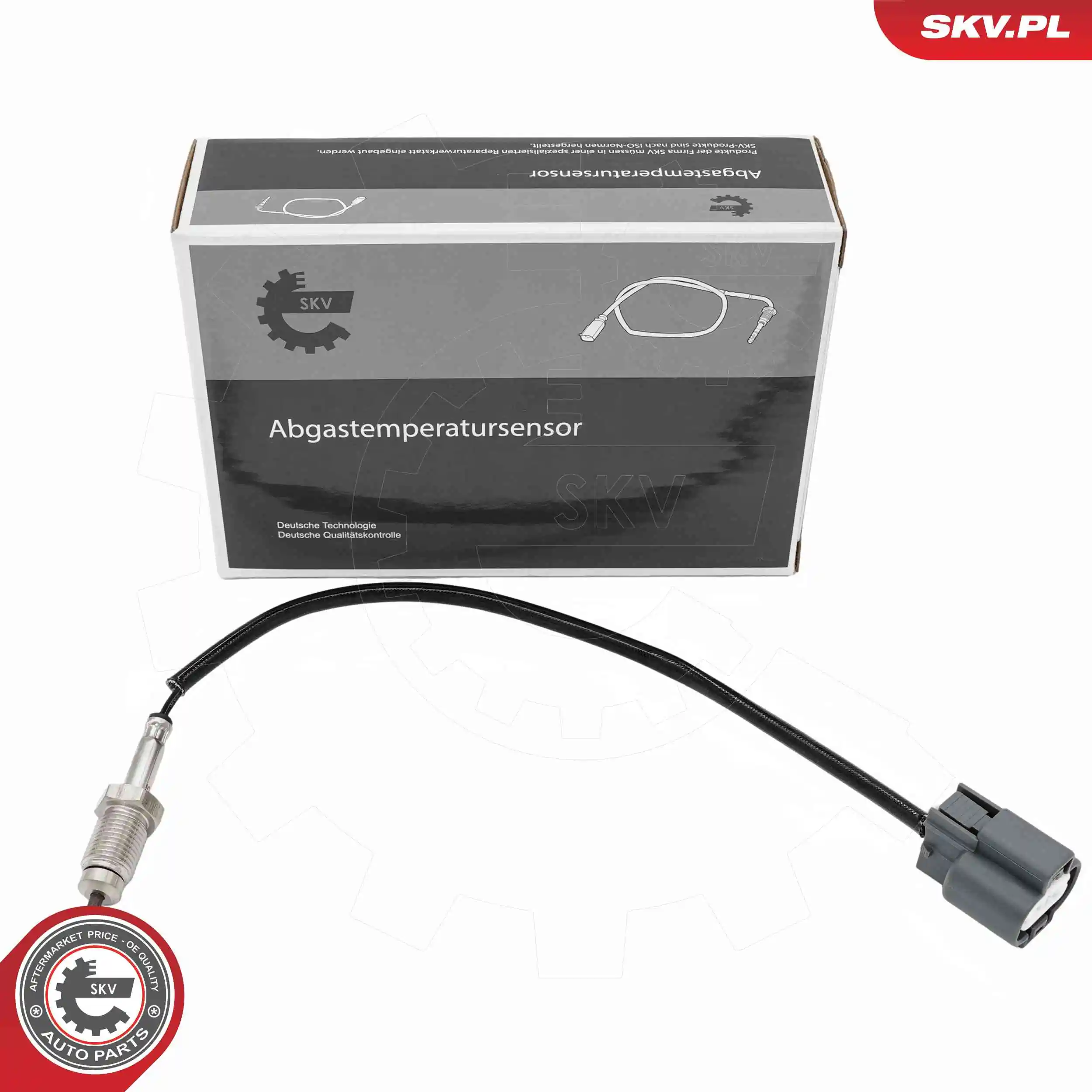 Sensor, exhaust gas temperature